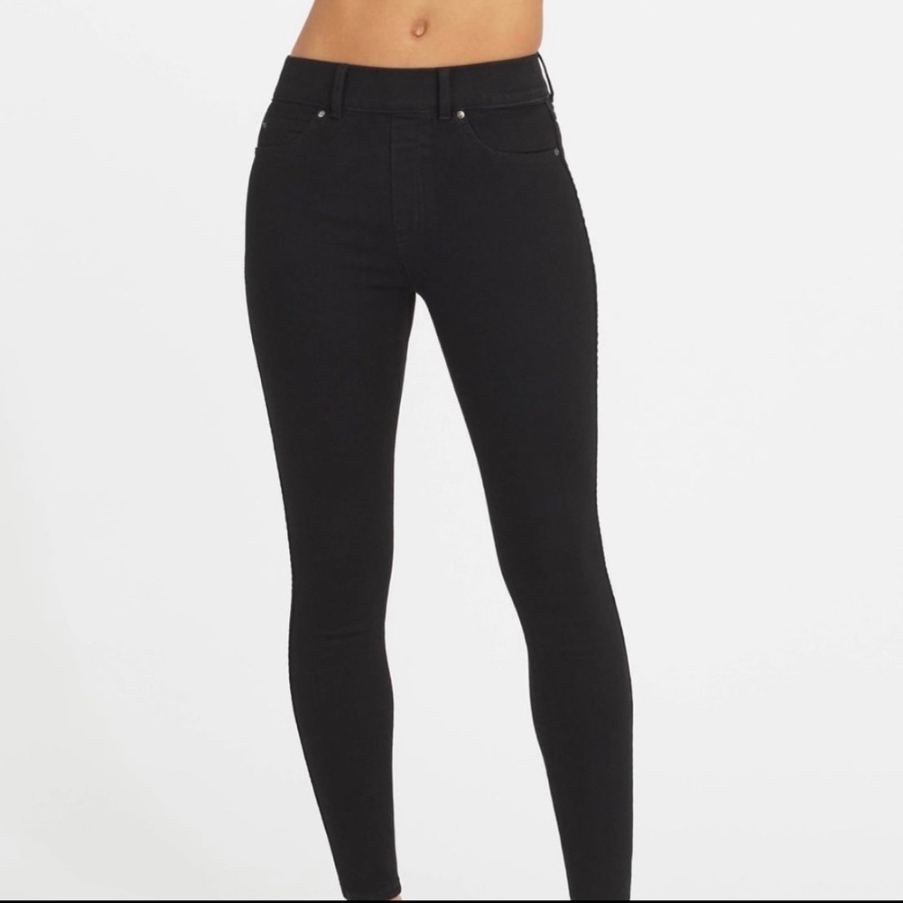 SPANX Black Jeggings Large